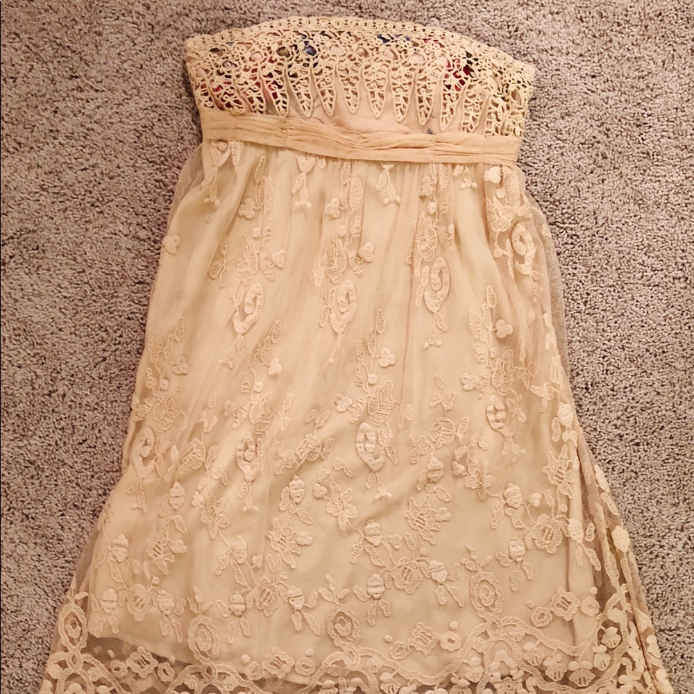 4. Anthro. Zehavale Oblique Blooms Dress.